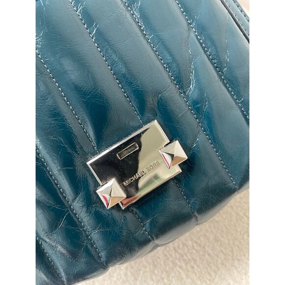 Michael Kors Teal Whitney Shoulder Bag - Picture 6 of 6